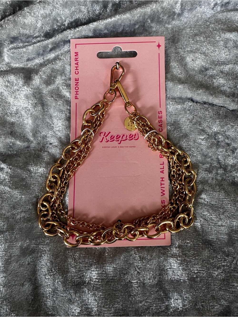 NWT Gold-Tone Bag Charm Chain